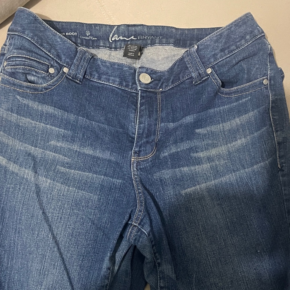 Lane Bryant Women's Dark Blue Boot Cut Jeans